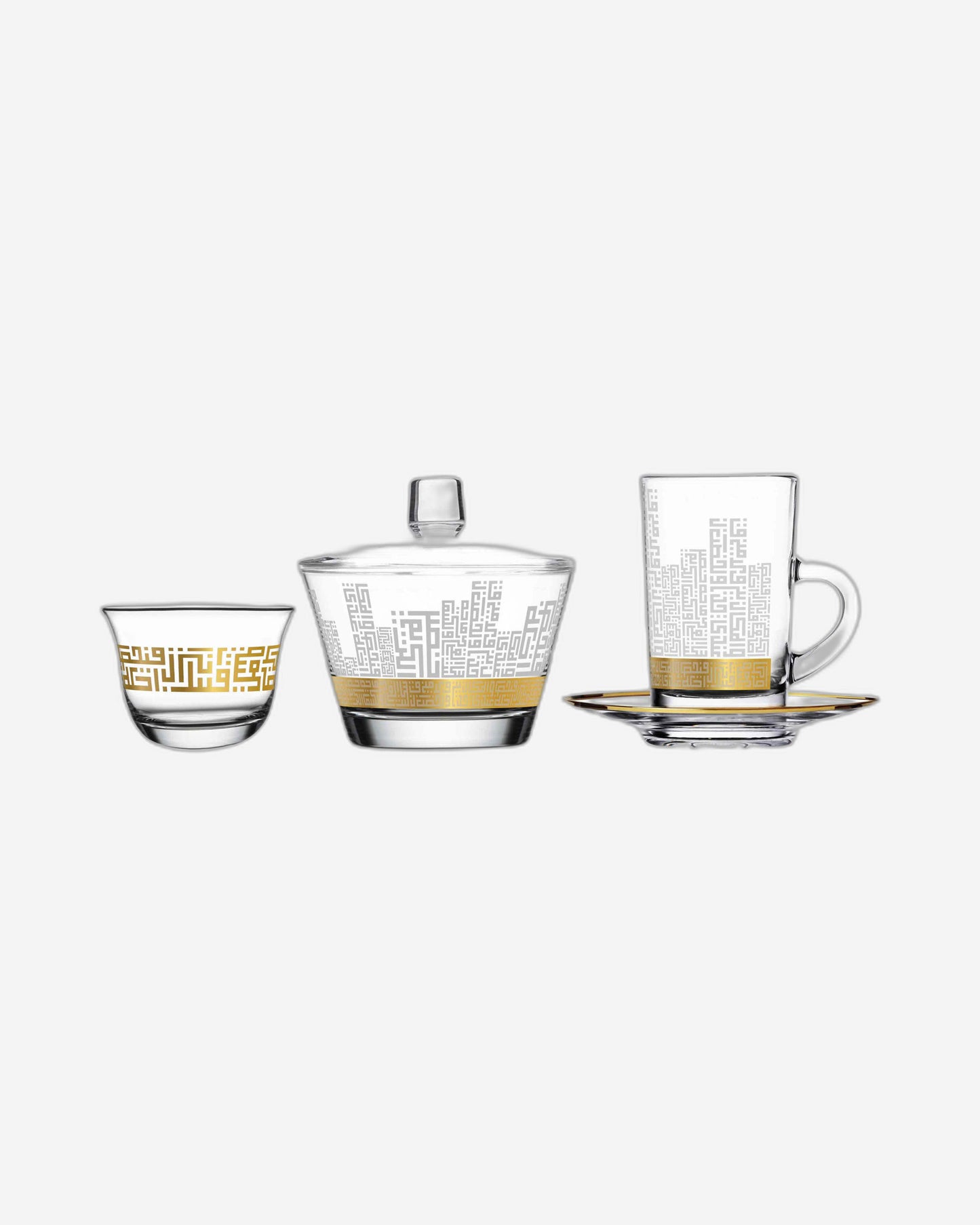 Dimlaj Abraj Drinkware 20Pc Gold