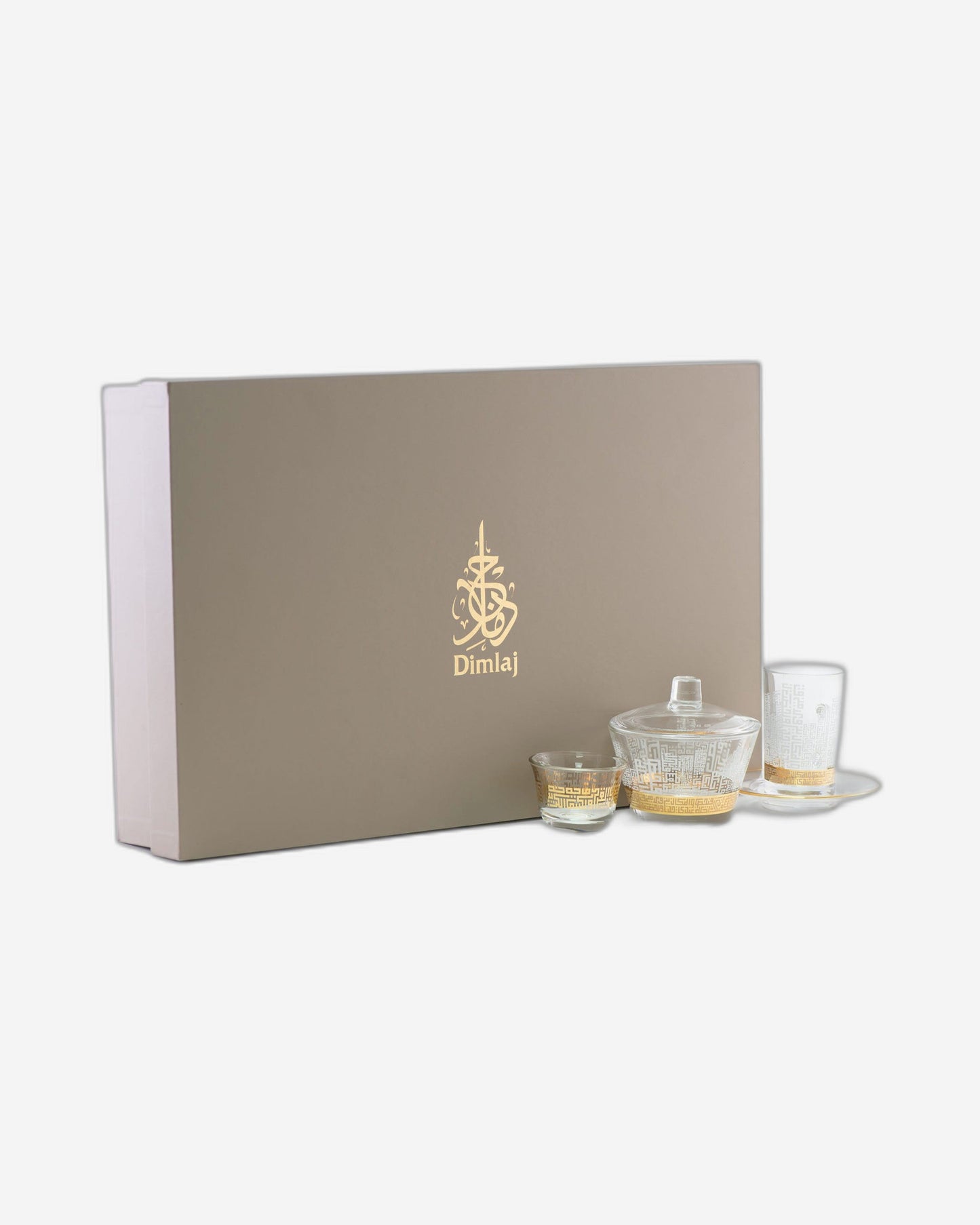 Dimlaj Abraj Drinkware 20Pc Gold