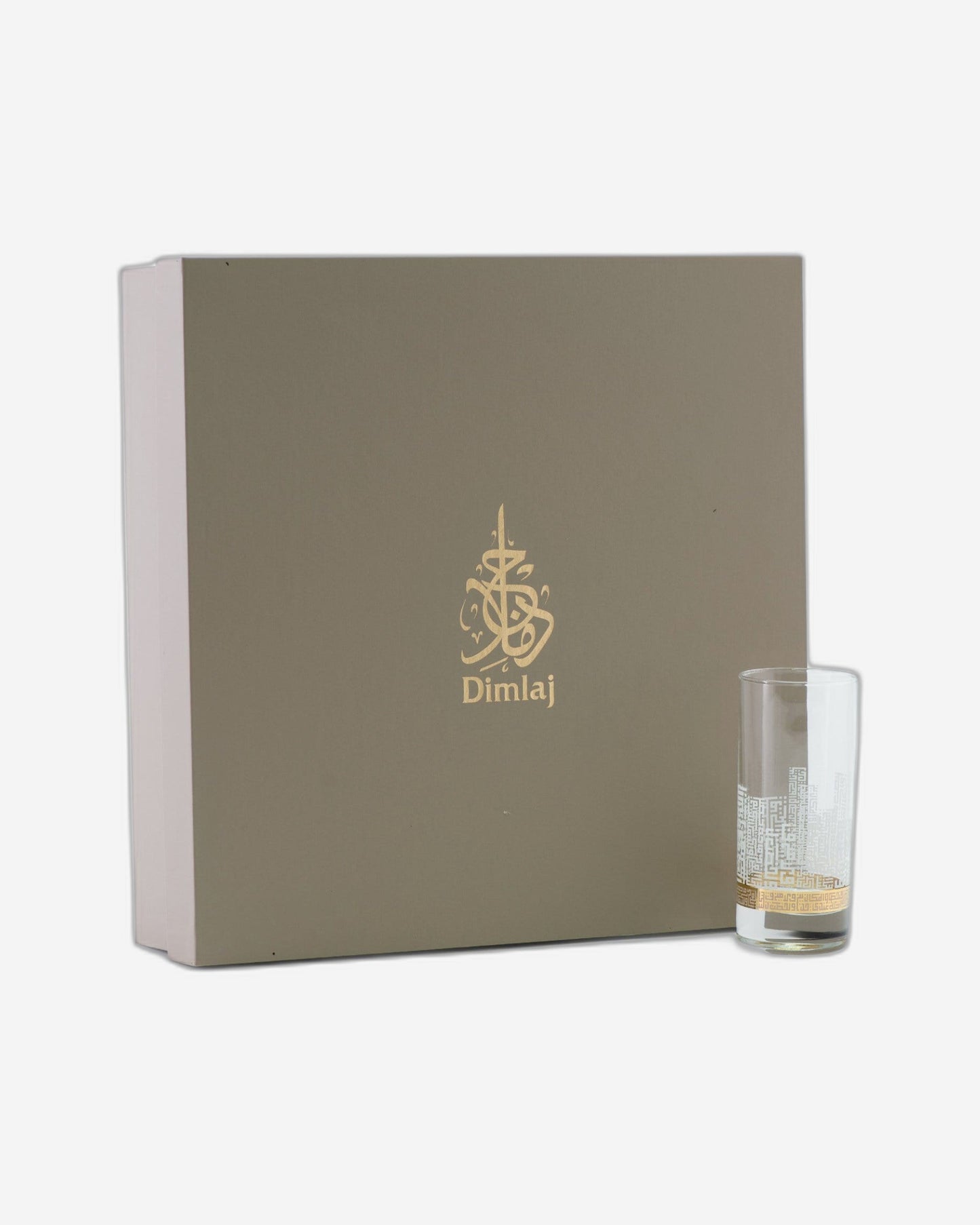 Dimlaj Abraj Tumblers 6Pc Gold