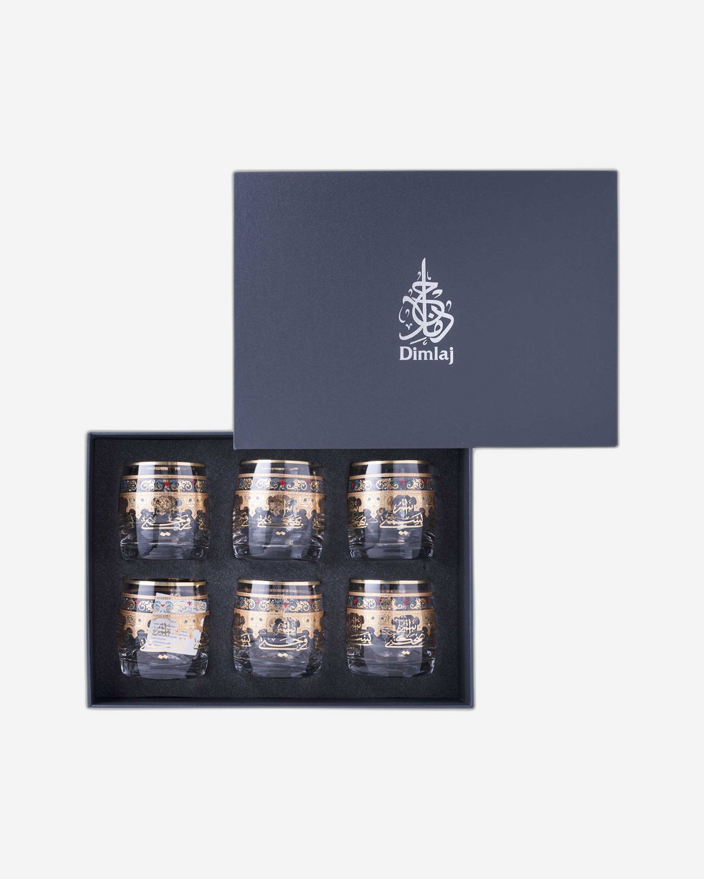 Dimlaj Suroor Short Tumblers 6Pc Gold