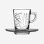 Dimlaj Kareem Turkish Coffee Cups Large Platinum