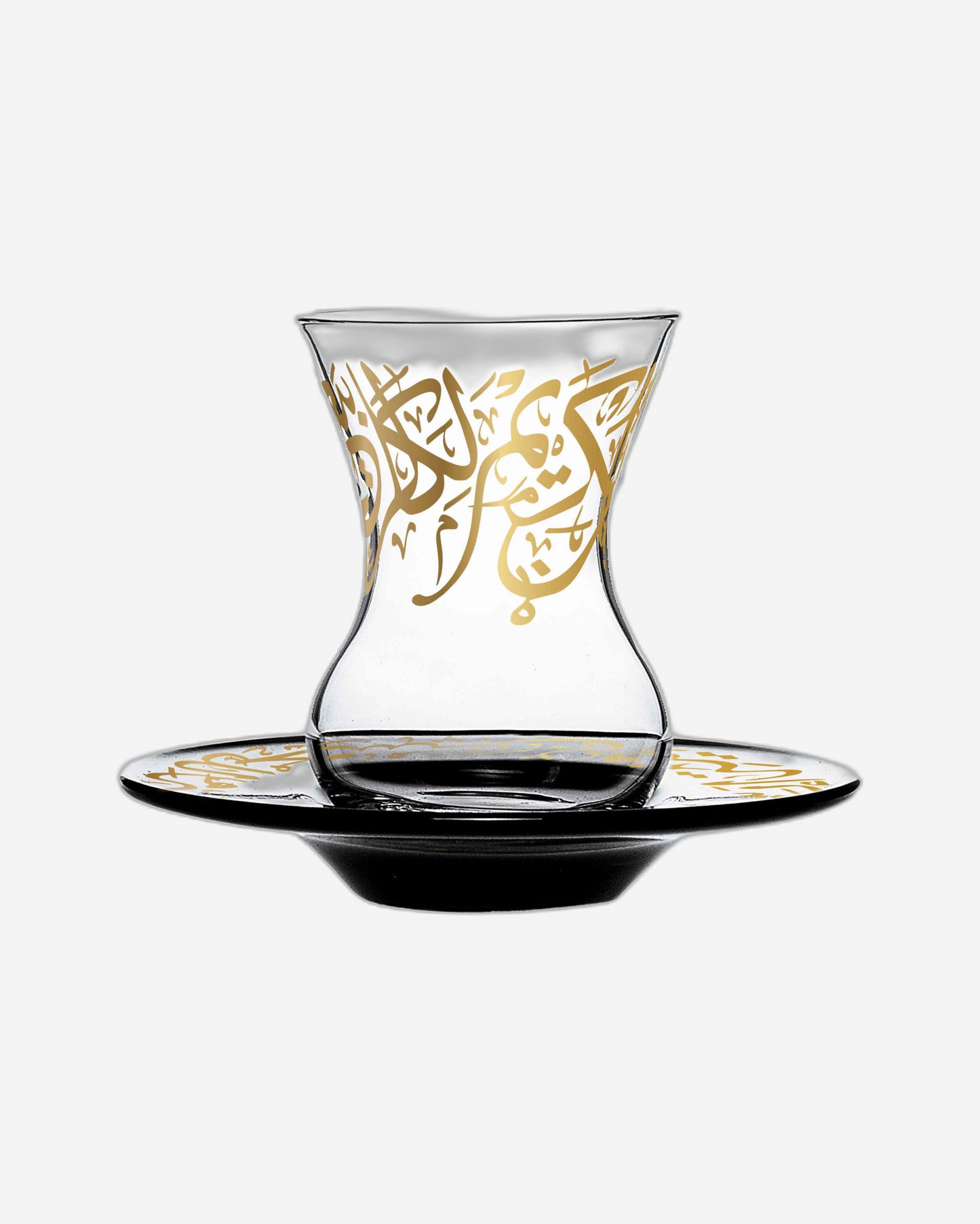 Dimlaj Kareem Tea Cups & Saucers 6Pc Gold