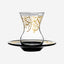Dimlaj Kareem Tea Cups & Saucers 6Pc Gold