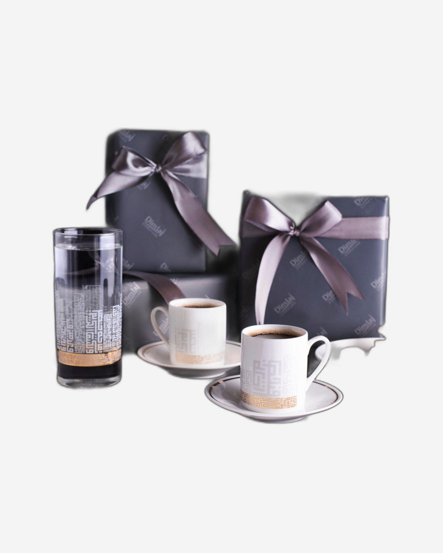 Dimlaj Abraj Coffee Cups 6Pc Gold