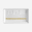 Dimlaj Abraj Rectangle Plates 2Pc Medium Gold