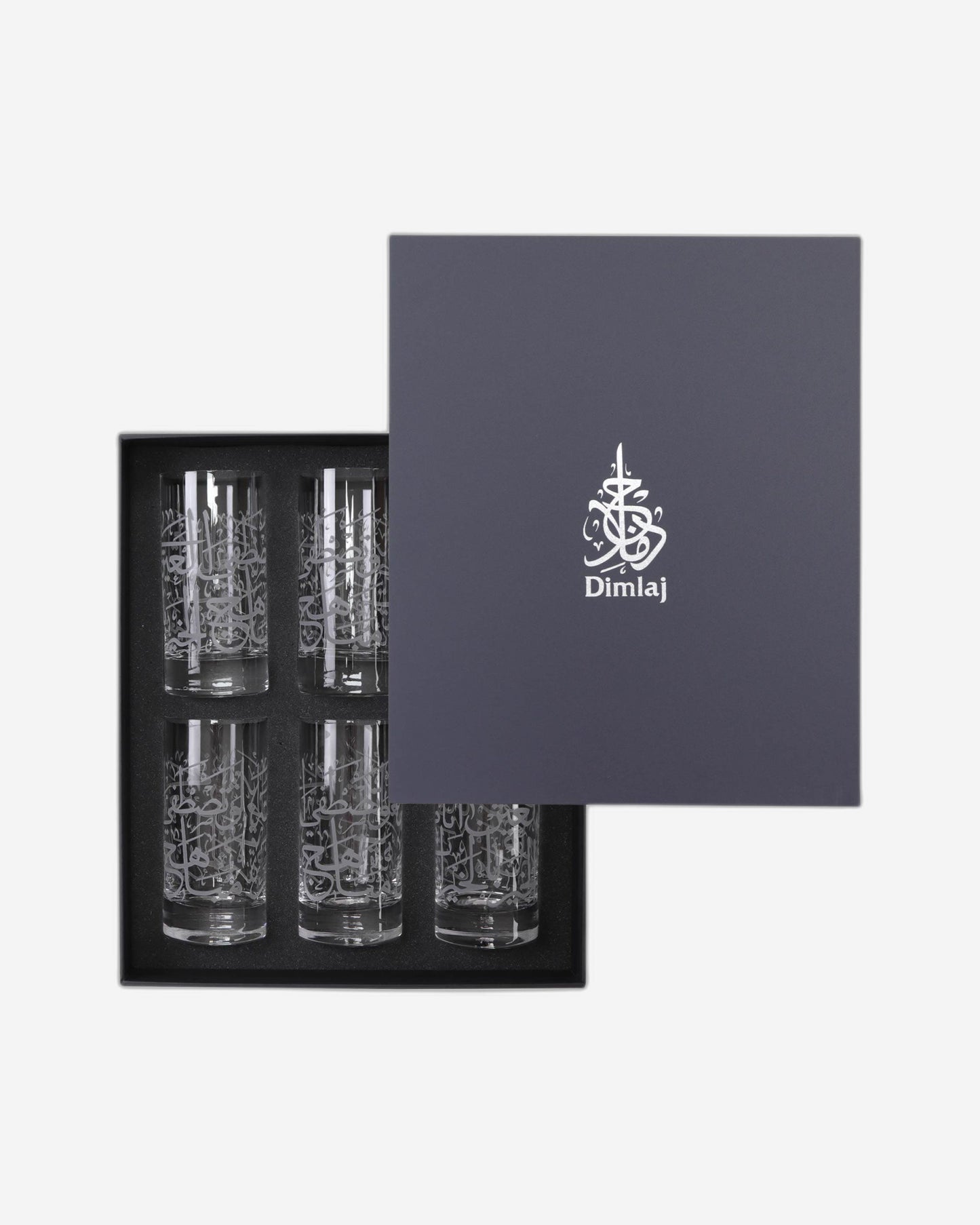 Dimlaj Thuluth Higball Tumblers 6Pc Engraved