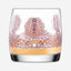 Dimlaj Selena Short Tumblers 6Pc Gold & Pink