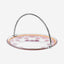 Dimlaj Selena Serving Tray with Handle Gold & Pink