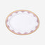 Dimlaj Selena Charger Plate Oval Large Gold & Pink