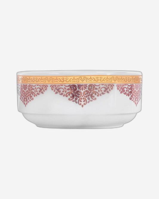Dimlaj Selena Set of 2 Pcs Porcelain Bowl set (Gold & Pink)
