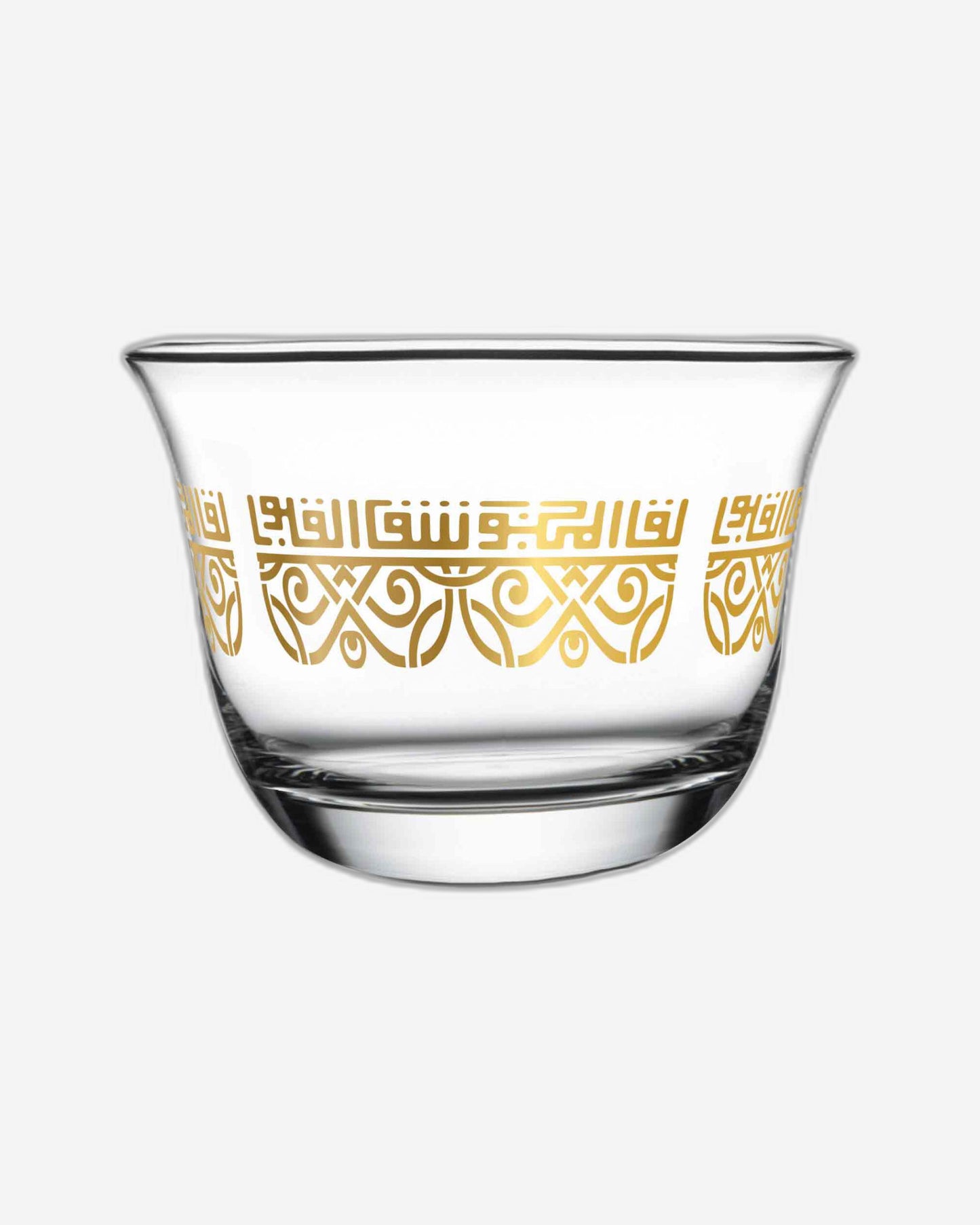 Dimlaj Shafa Cawa Cups 6Pc Gold