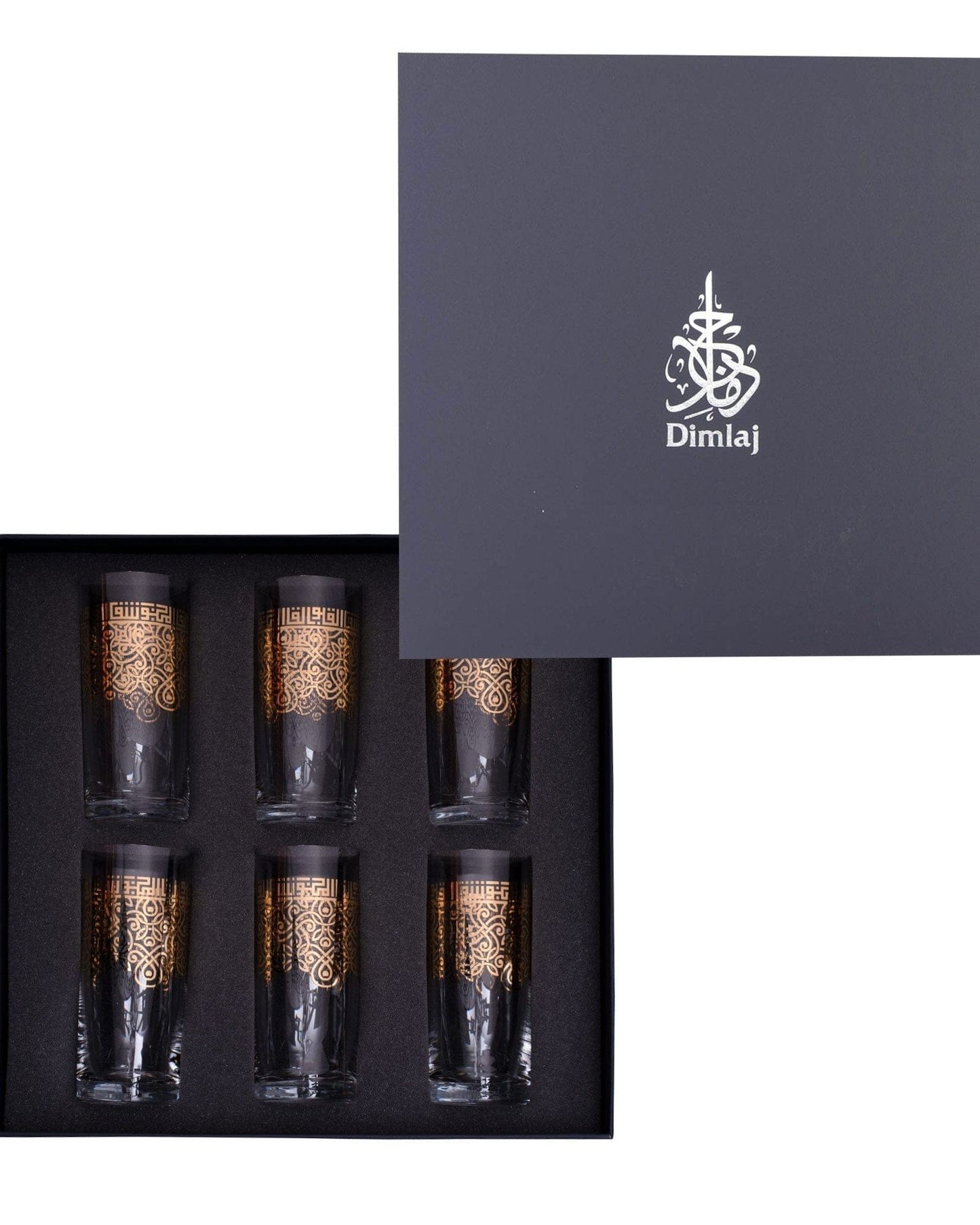 Dimlaj Shafa Tumblers 6Pc Gold
