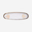 Dimlaj Shafa Oval Plates 2Pc Gold