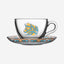 Dimlaj Wurood Espresso Set 6Pc Gold & Green