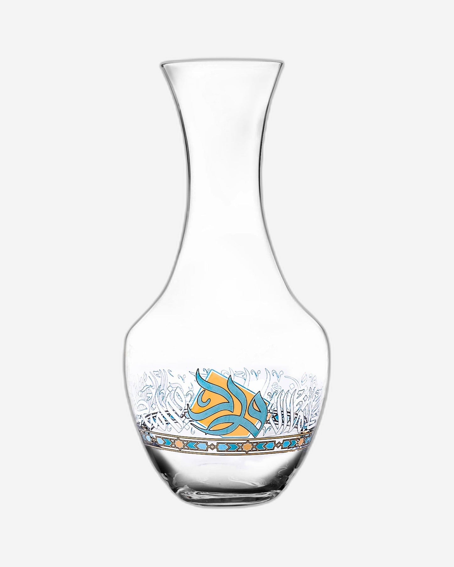 Dimlaj Wurood Decanter Crystal Gold & Green