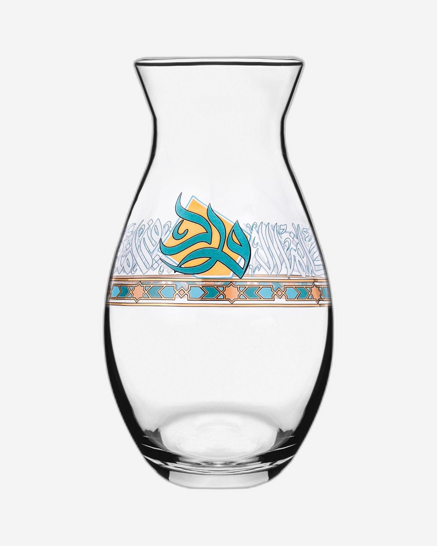Dimlaj Wurood Vase Crystal Gold & Green
