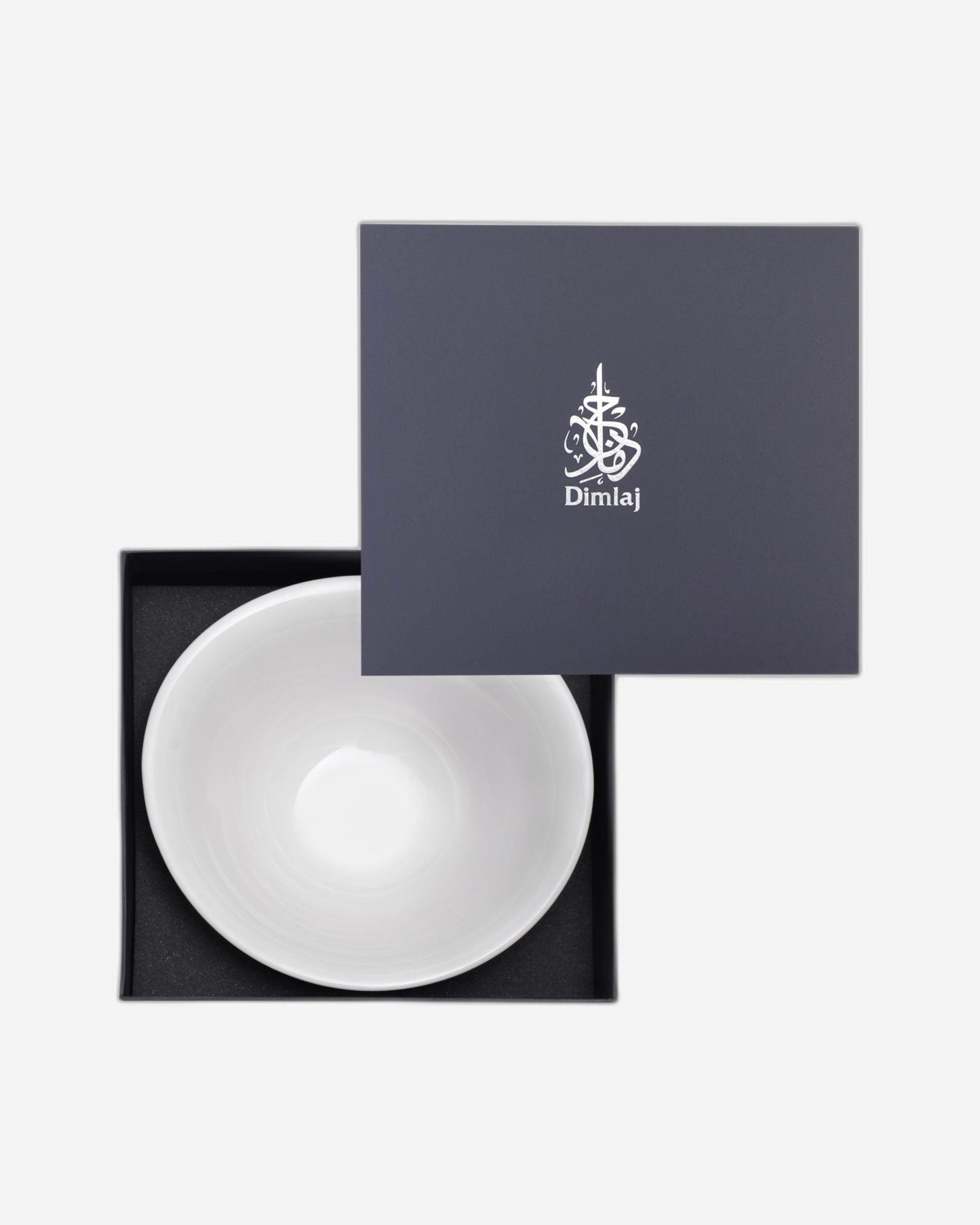 Dimlaj Wurood Serving Bowl Large Porcelain Gold & Green