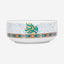 Dimlaj Wurood Bowl Set 2Pc Porcelain Gold & Green