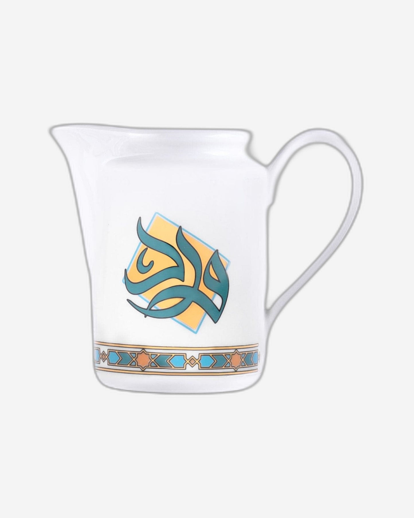 Dimlaj Wurood Milk Pots 2Pc Gold & Green