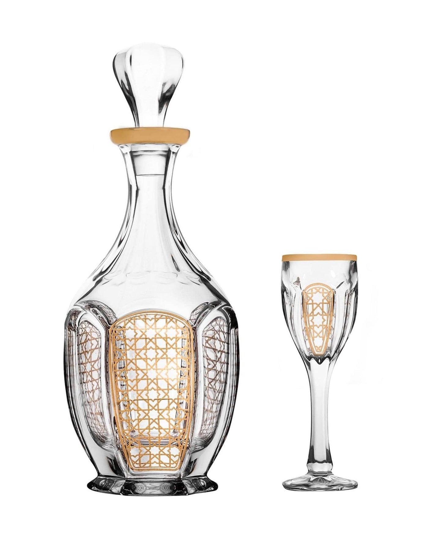 Dimlaj Cordoba Drinkset 7Pc Gold