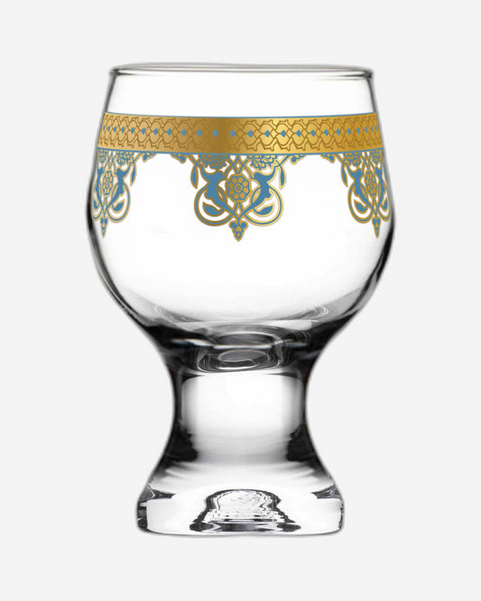 Dimlaj Rayhan Set of 6 Pcs Goblet Stems (Gold)