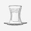 Dimlaj Thuluth Tea Istikanas & Saucers 6Pc Engraved
