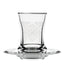 Dimlaj Perla Tea Cups & Saucers 6Pc Platinum