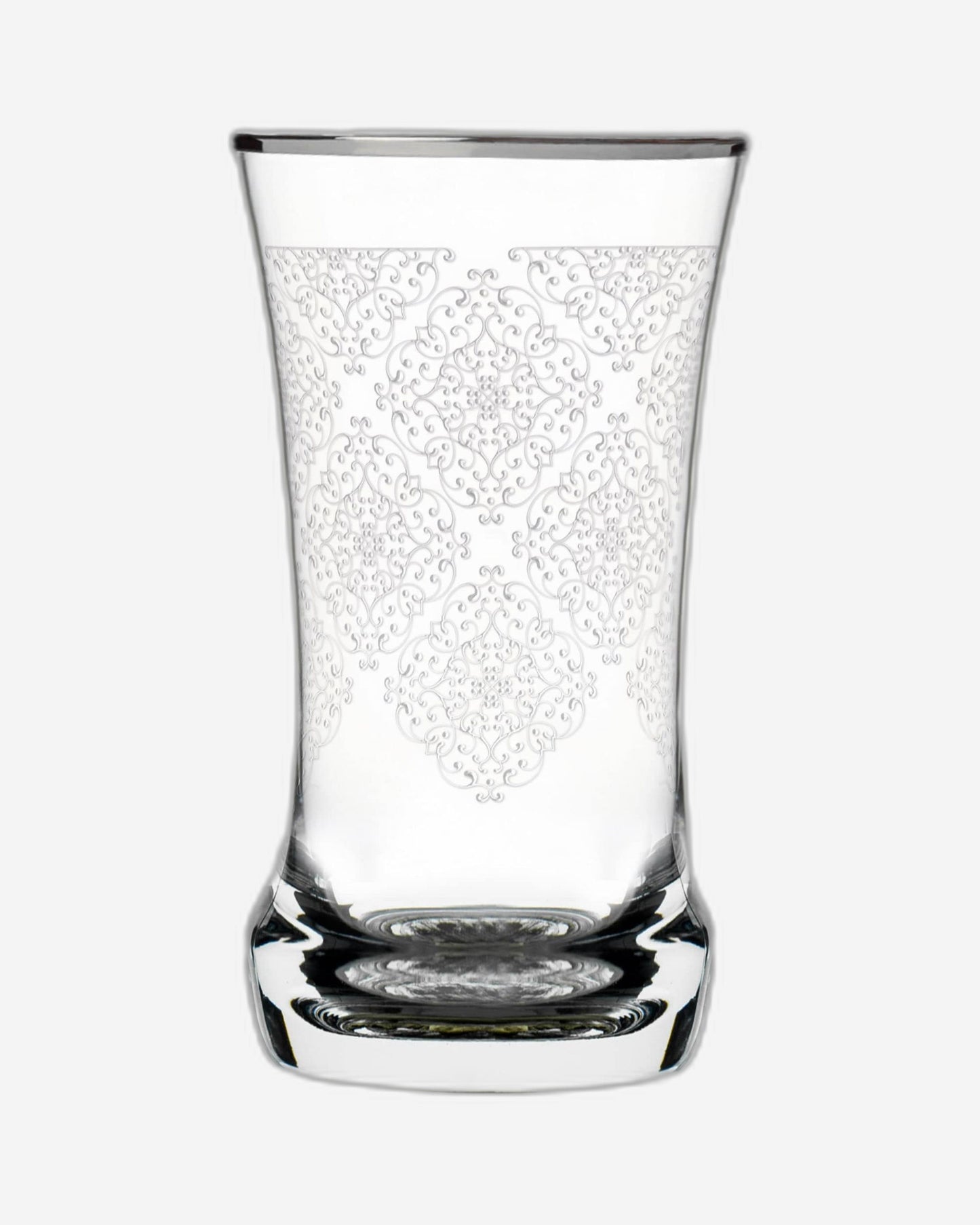Dimlaj Perla Tumblers 6Pc Crystal Platinum