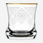 Dimlaj Perla Short Tumblers 6Pc Crystal Gold