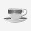 Dimlaj Cordoba Turkish Coffee Cups 6Pc Platinum