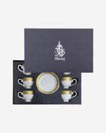 Dimlaj Cordoba Set of 6 Pcs Tea Cups (Gold)