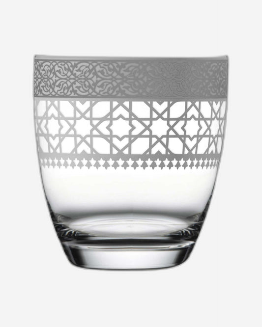 Dimlaj Cordoba Set of 6 Pcs Short Tumblers (Platinum)