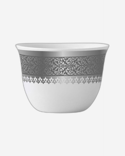 Dimlaj Cordoba Set of 6 Pcs Cawa Cups (Platinum)