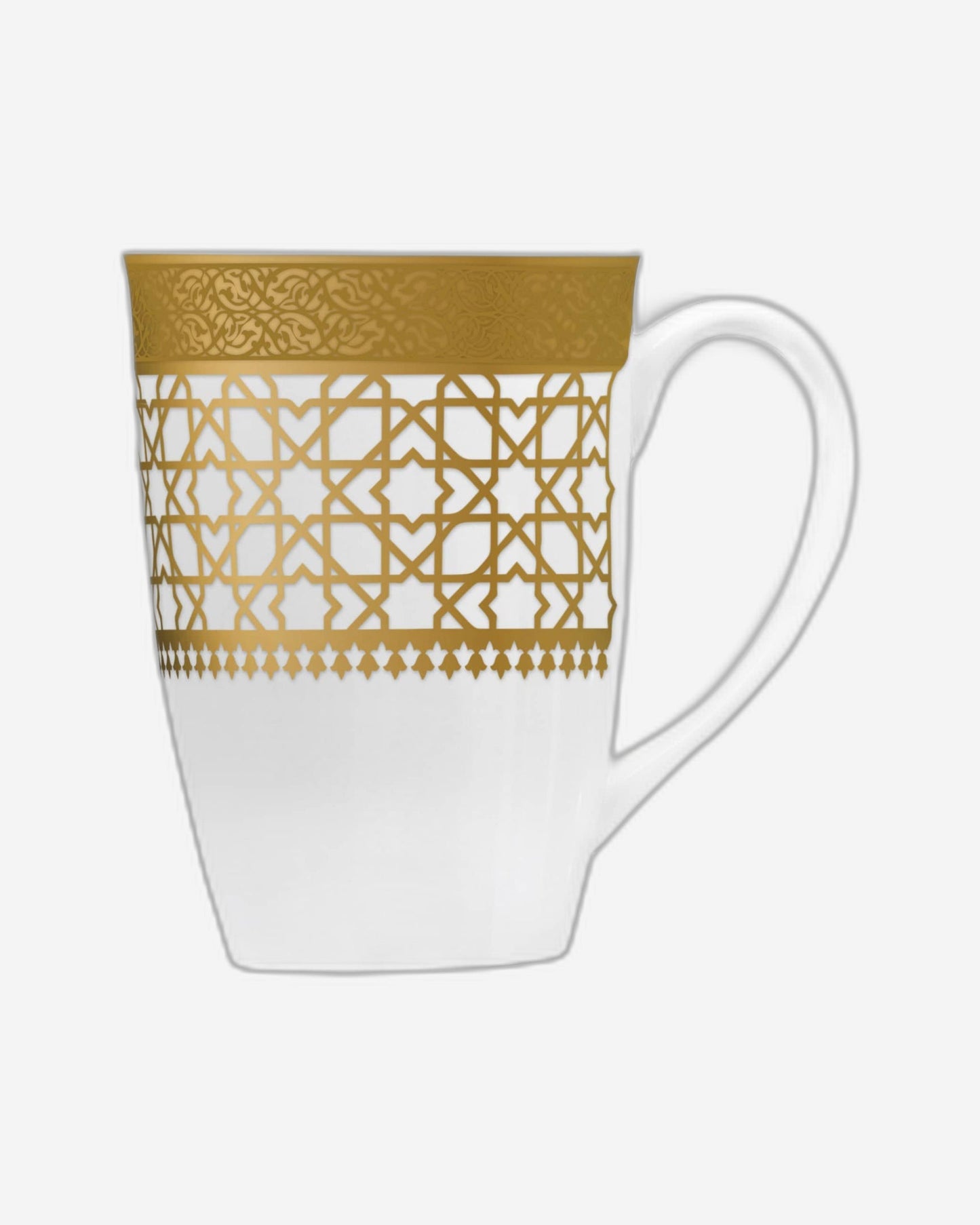 Dimlaj Cordoba Set of 4 Pcs Mugs & Covers (Gold)