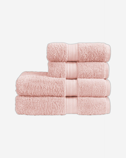 Christy "Renaissance" Egyptian Cotton Bath Towels Collection in Petal Pink