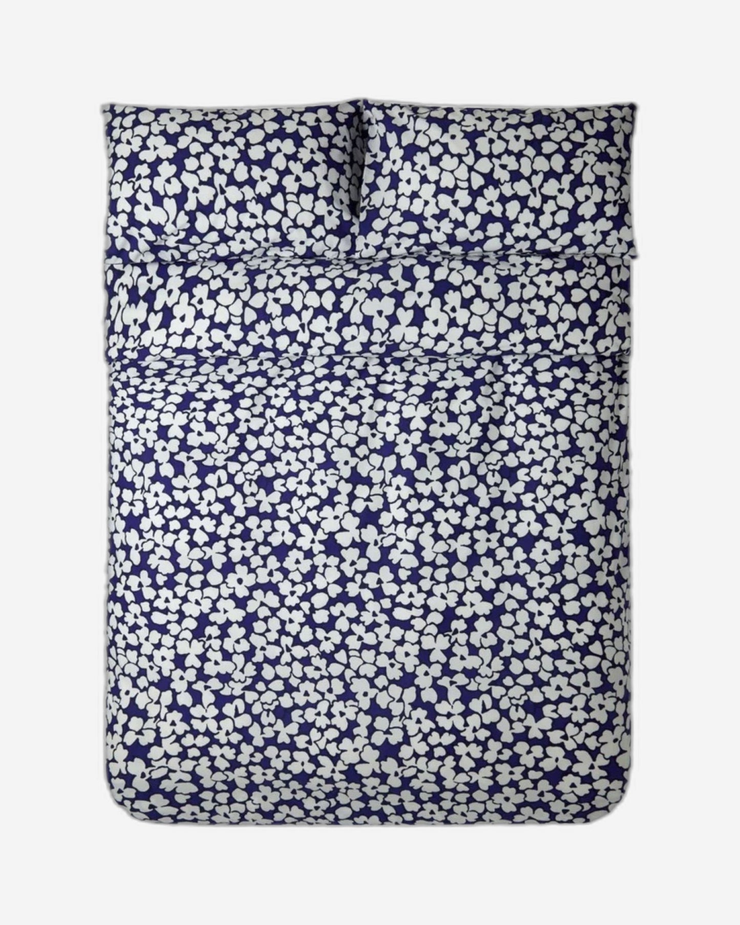 Jasper Conran "Abstract Floral Print" Duvet Cover Set in Blue