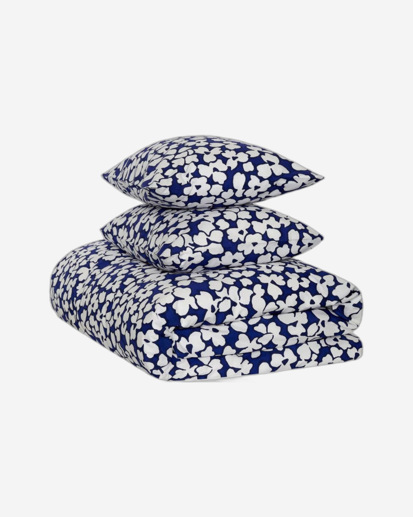 Jasper Conran "Abstract Floral Print" Duvet Cover Set in Blue