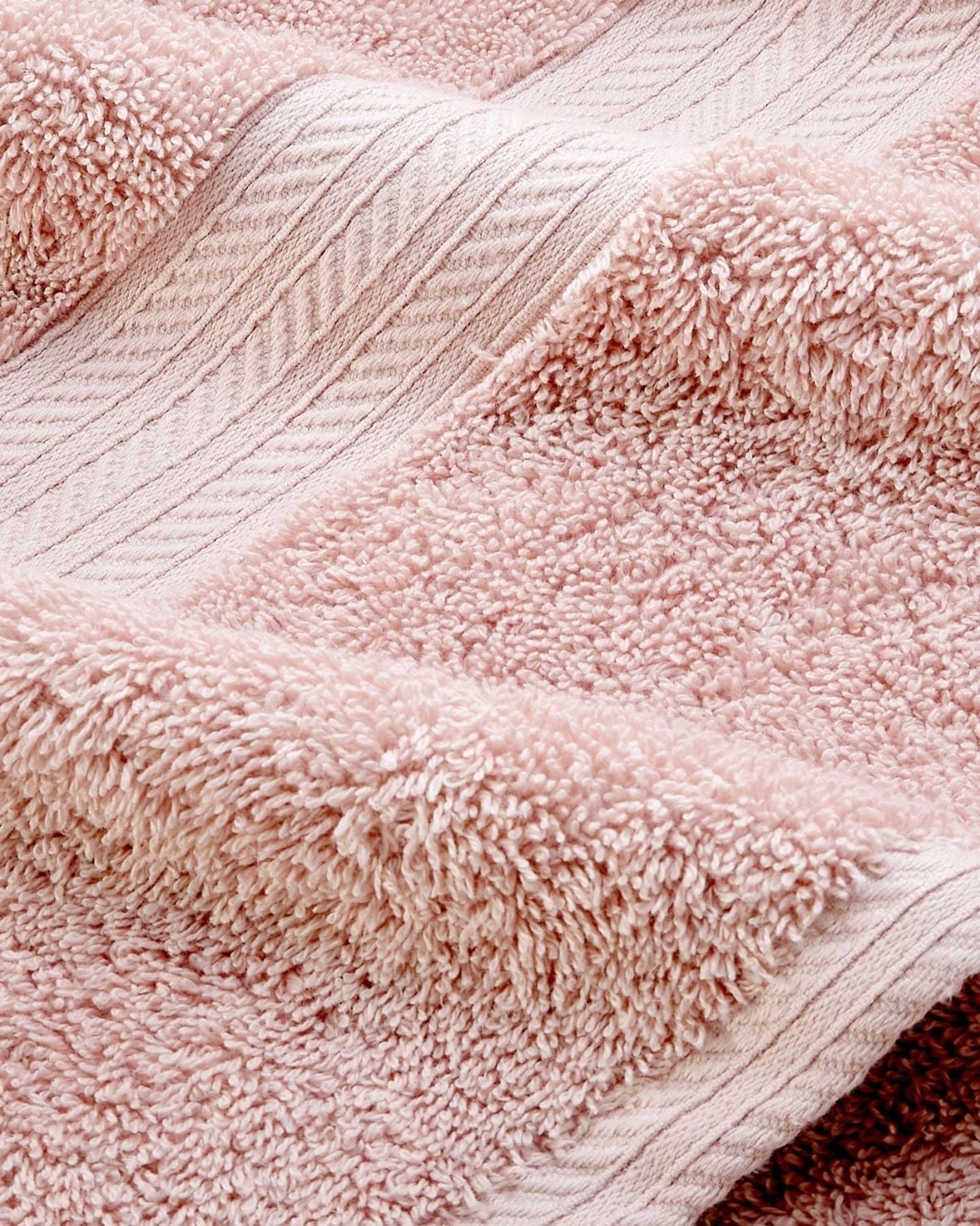 Christy "Renaissance" Egyptian Cotton Bath Towels Collection in Petal Pink