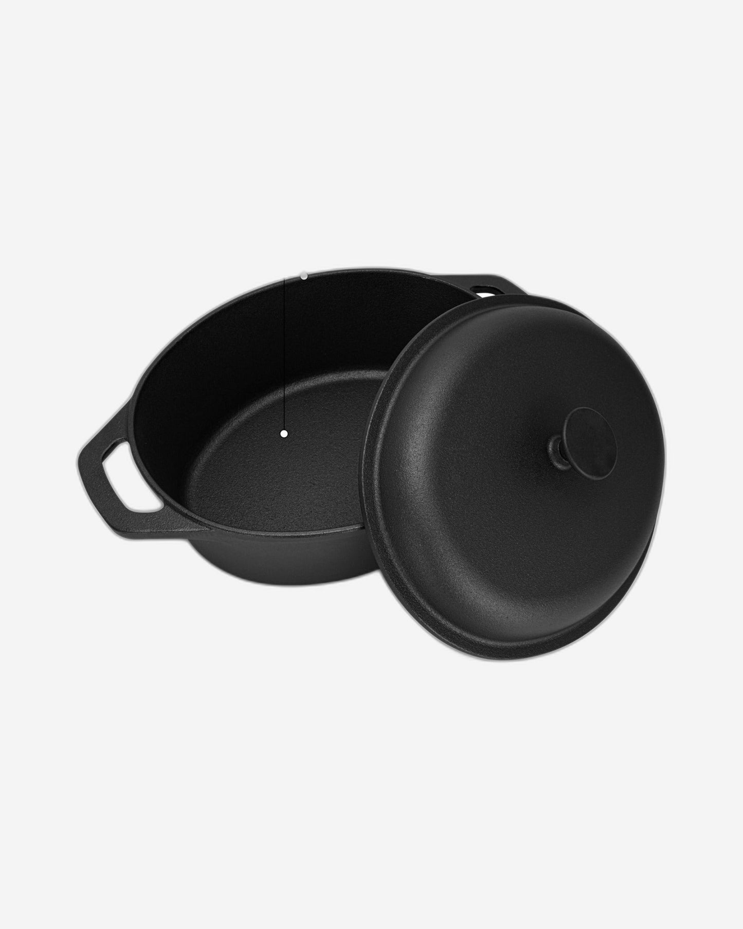 Fissman Cast Iron Casserole 6 Liters With Lid