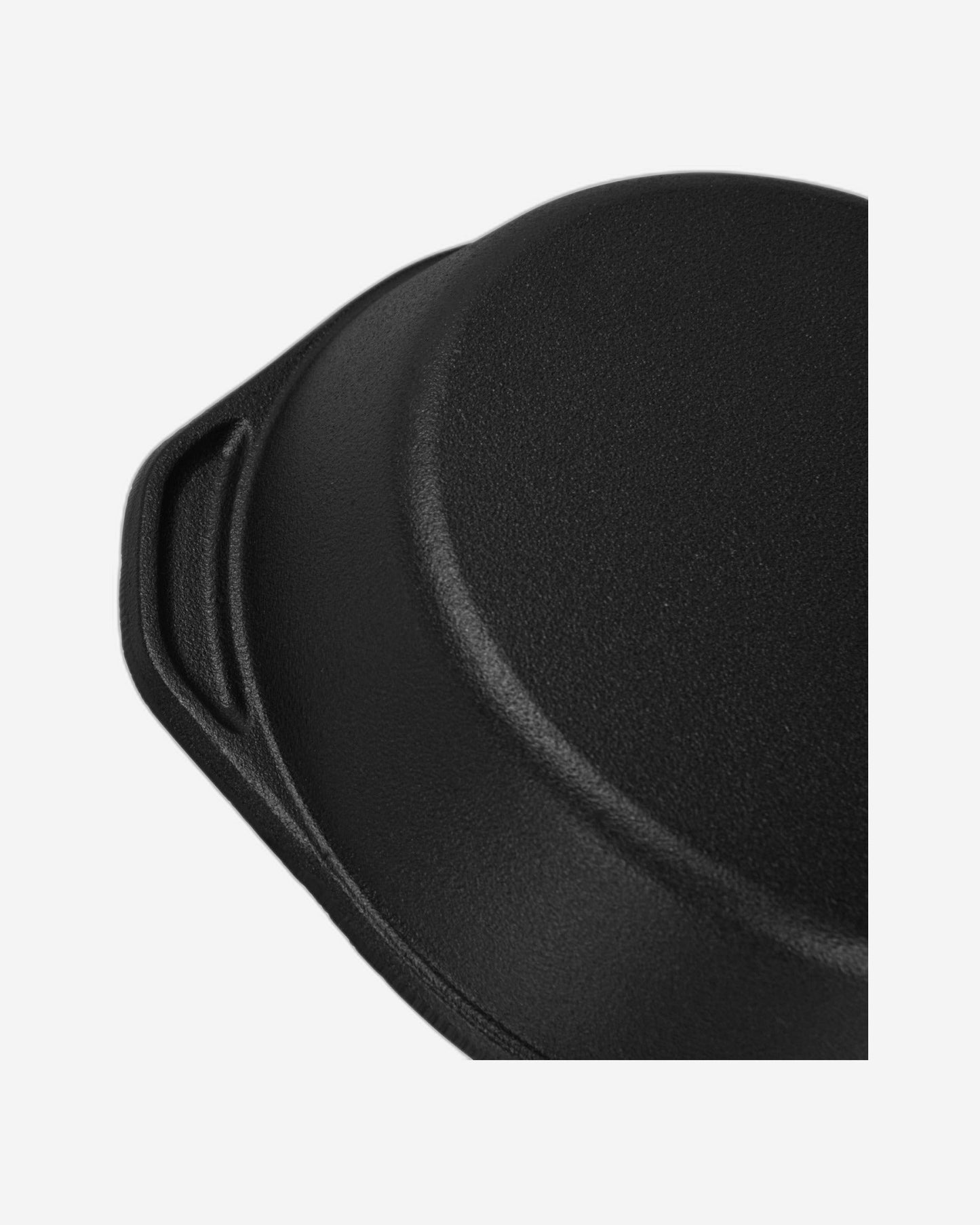 Fissman Cast Iron Pan With Two Side Handles And Wooden Tray