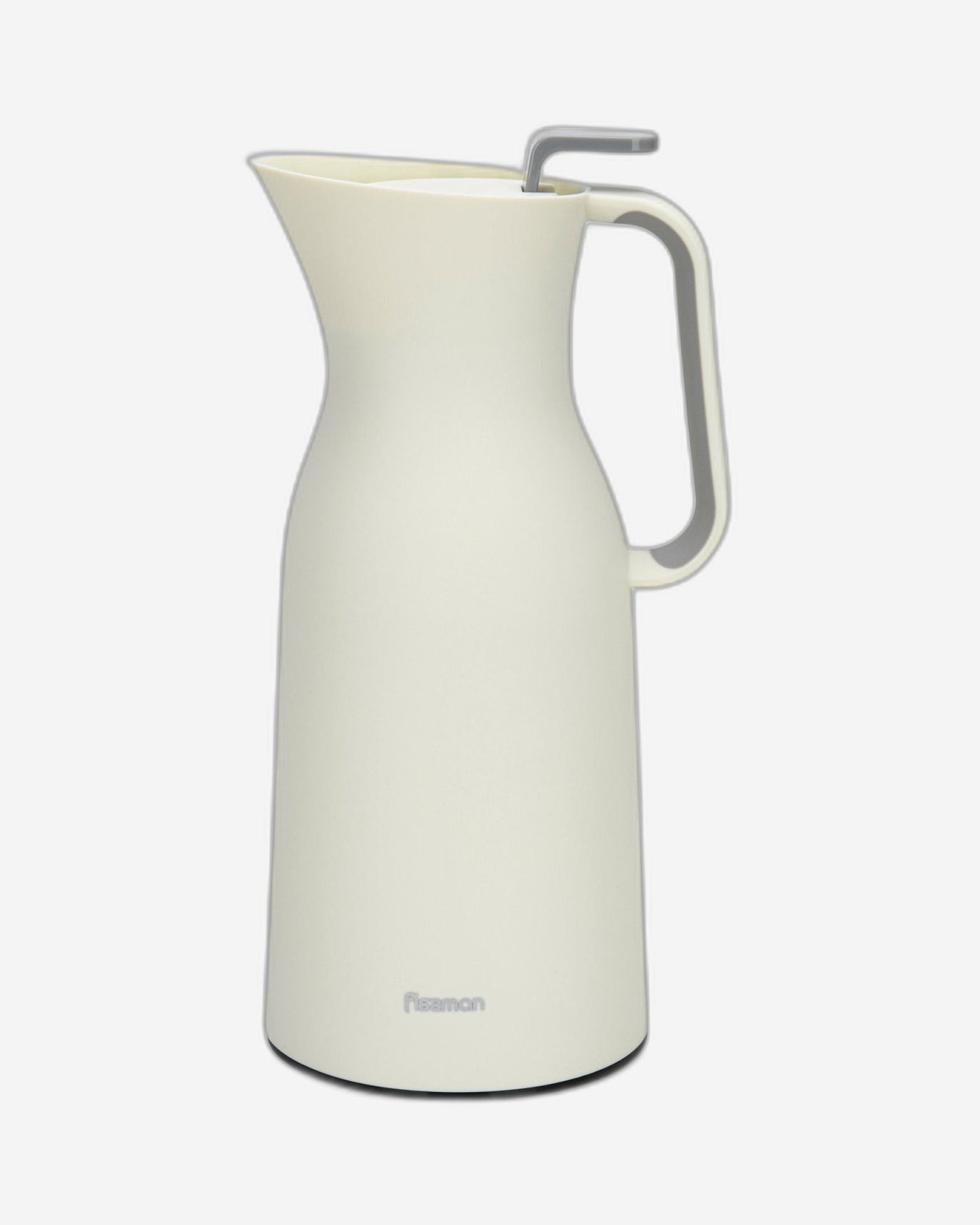 Fissman Vacuum Insulated Flask 1000 Ml White With Pink Glass Liner