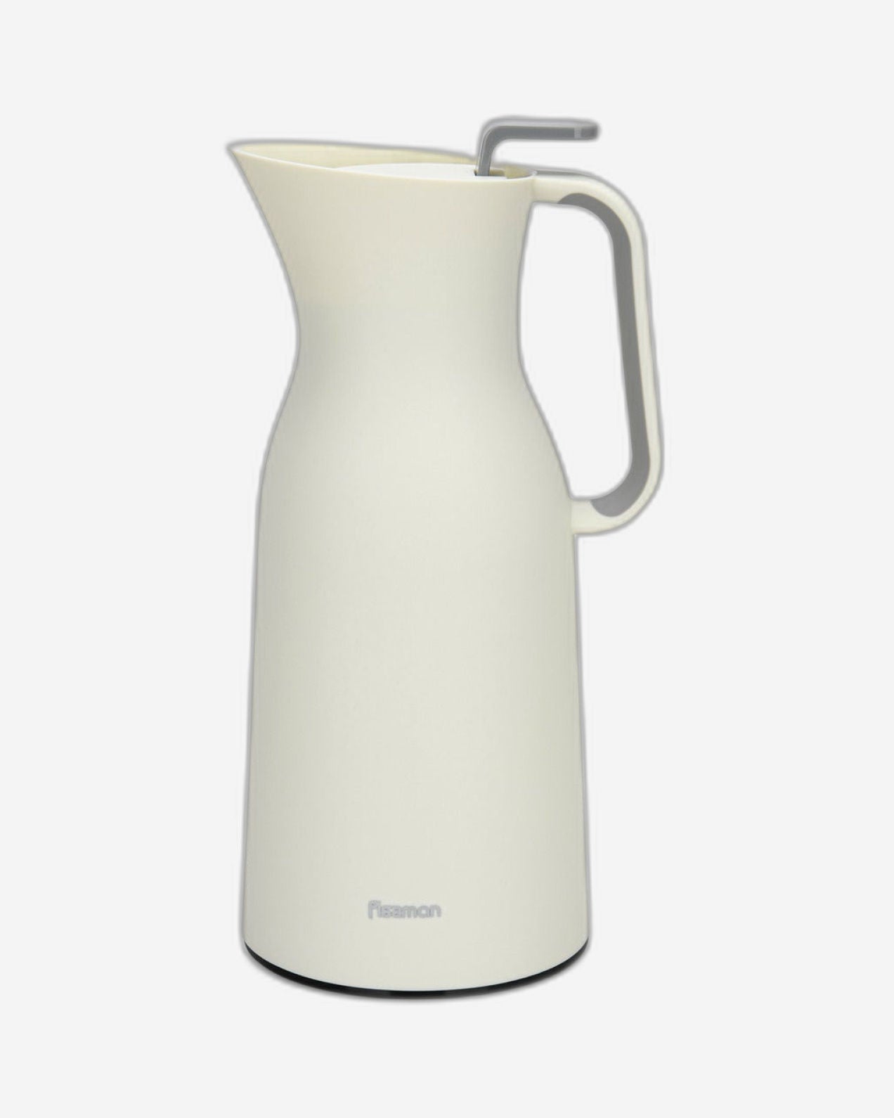 Fissman Vacuum Insulated Flask 1000 Ml White With Pink Glass Liner