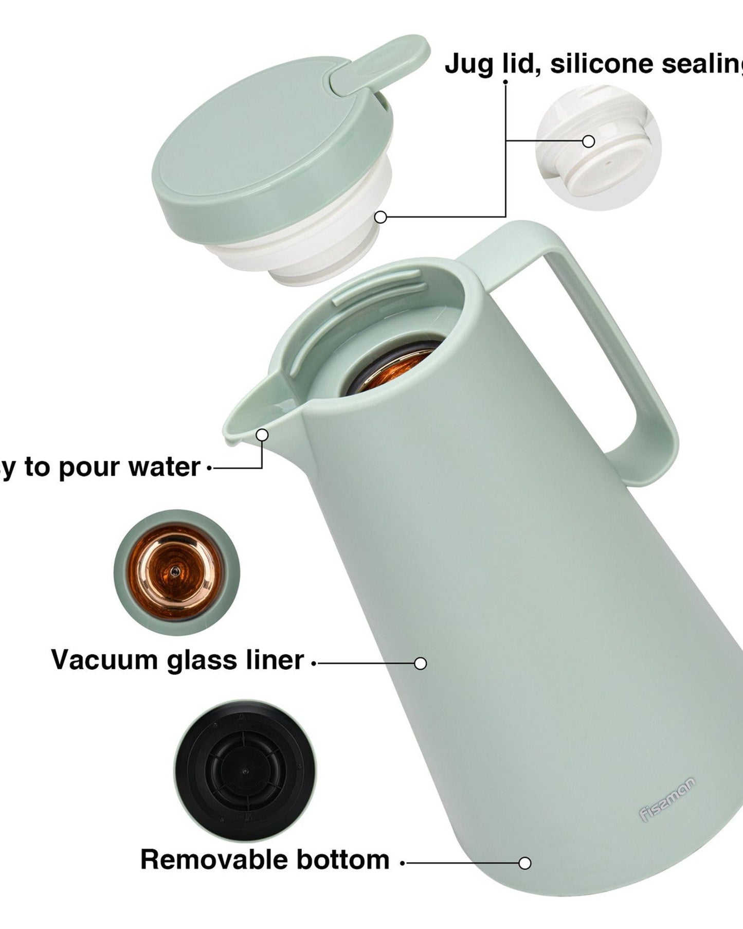 Fissman Vacuum Flask Green