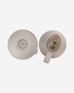 Fissman Vacuum Insulated Flask 1000 Ml Mocha Cream With White Glass Asbestos Free