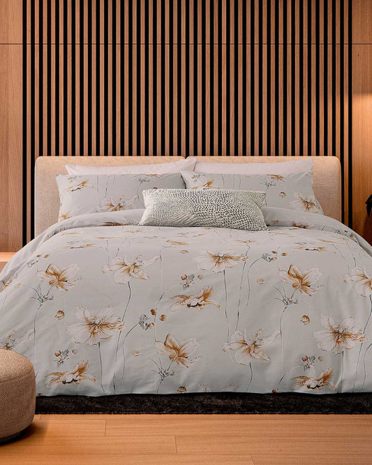 Nalu by Nicole Scherzinger "Alaula" Duvet Cover Set in Stone & Sunset