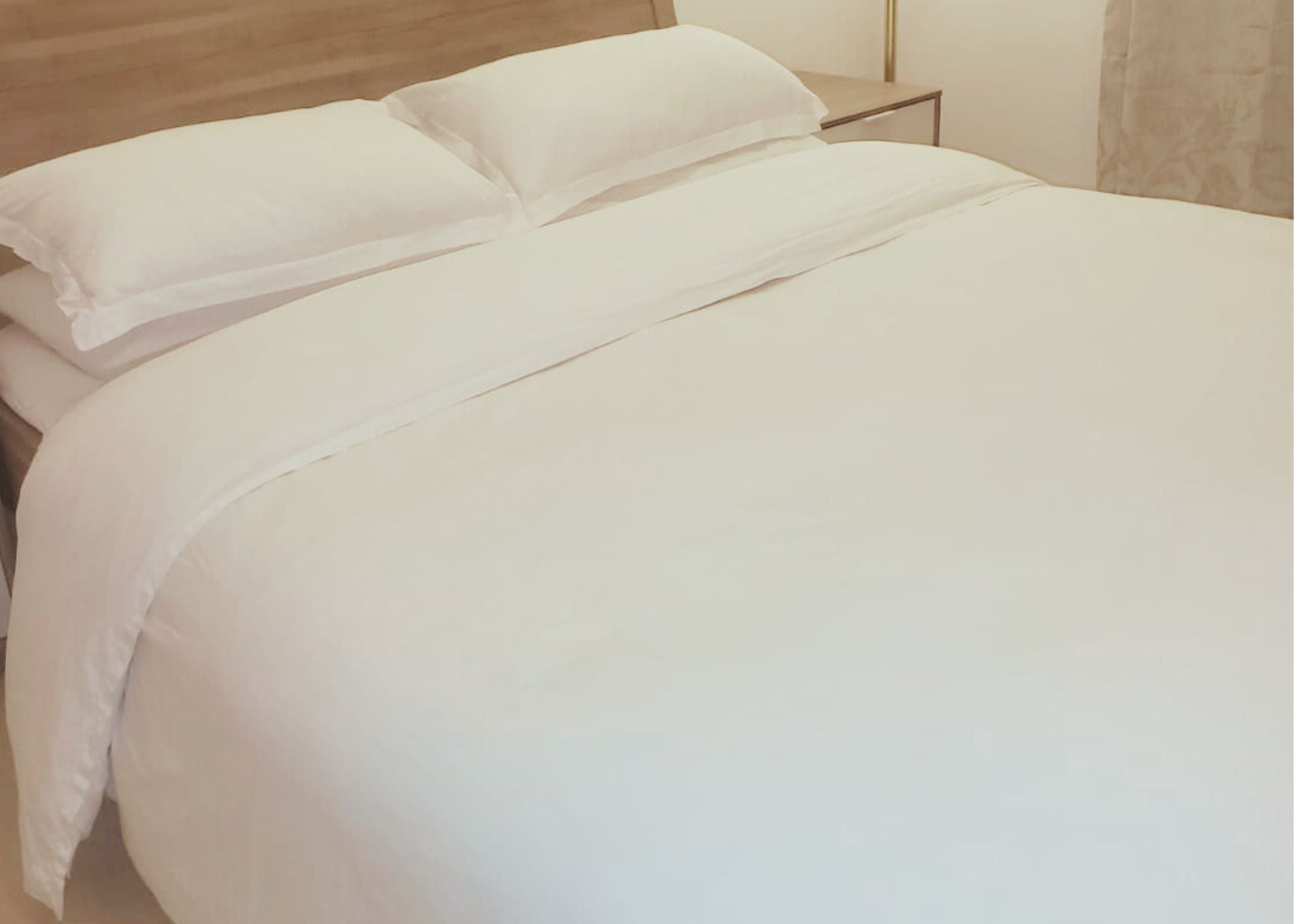 Linen Obsession "Real Hotel Linen" 500 Thread Count Cotton Sateen in White