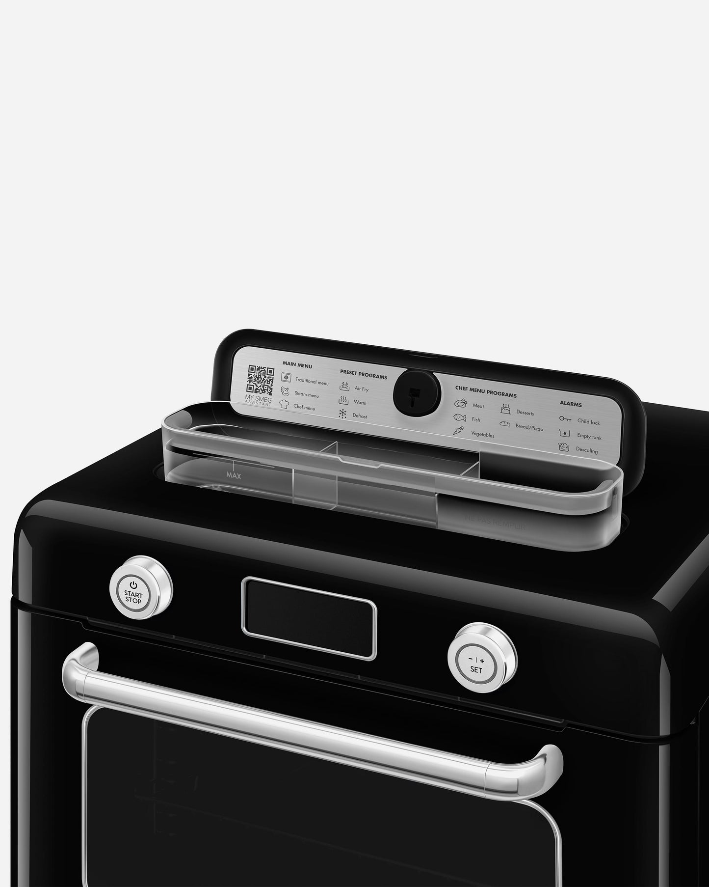 SMEG 10-in-1 Countertop Combi Steam Oven  Black