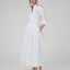 Felicia Broderie Maxi Skirt in White