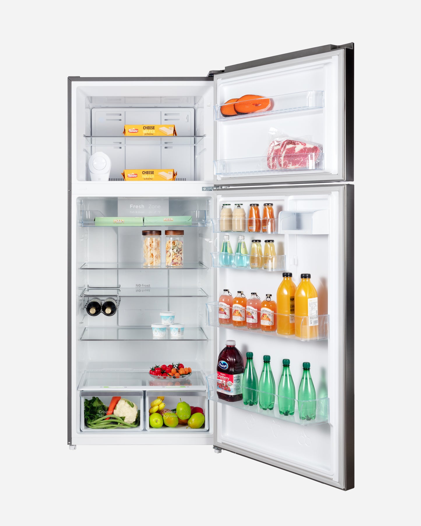 Hoover Top Mount Refrigerator, 754 L – HTR-M754-WS (ESMA Certified)