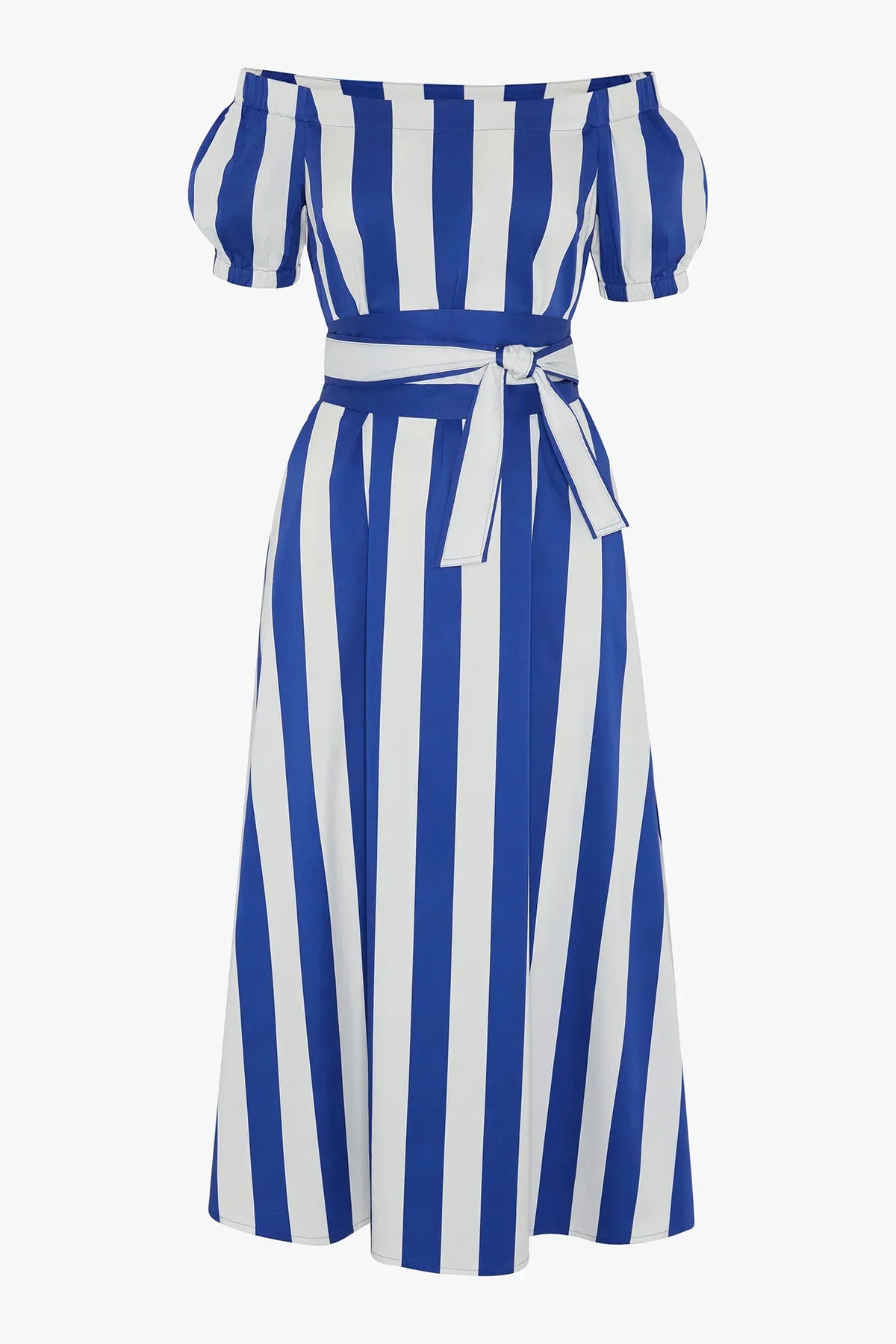 Hallie Bardot A-Line Striped Dress